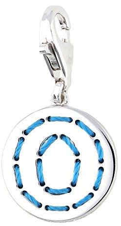 Esprit Damen-Charm 925 Sterling Silber rhodiniert Letter Fabric O ESCH91137A000