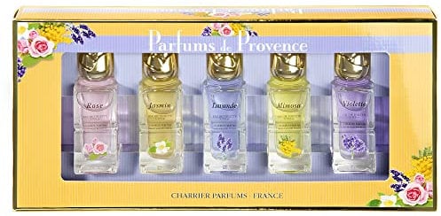 Charrier Parfums De Provence Coffret De 5 Eaux de Toilette Miniatures, Floral, 54 ml