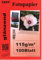 pripa 100 Blatt Fotopapier DIN A4, 115g/qm, extra leicht leicht - dünn, glossy glaenzend -sofort trocken -wasserfest-hochweiß-sehr hohe Farbbrillianz, fuer InkJet Tinten Drucker
