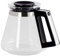 Melitta Verseuse en Verre Graduée, Capacité 1,25 Litre, Pour Cafetières à Filtres Aroma Signature DeLuxe Black, Noir/Argent