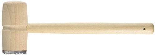 Tala FSC Meat Mallet with Metal and Beechwood End, Beige, 5.2 x 9.5 x 29 cm