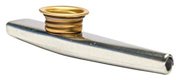 Fuzeau – Kazoo En Laiton Pour Enfants Dès 5 Ans – Sons Et Vibrations – Mirliton Pour Transformer La Voix – Instrument Musical Original Et Drôle – Éveil Musique Créatif Et Vocal – Réf. 5000