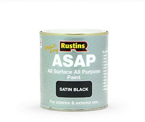 RUSTINS ASAP Paint Black 500ml
