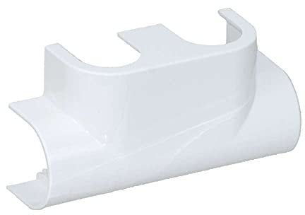 Oventrop Design Abdeckung für Multiblock T Zweirohrarmatur (Eckform), Farbe:weiß