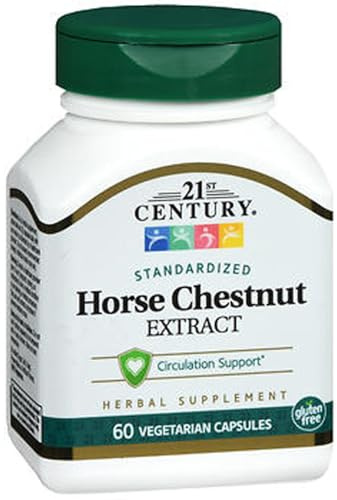 21st Century Horse Chestnut Extract Veg Capsules, 60 Count - Packaging May Vary