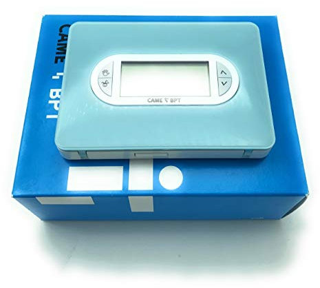CAME Cronotermostato TH/450 digitale settimanale da parete a batterie ministilo, due cover incluse, controllo della temperatura differenziale e proporzionale integrale per l'ottimizzazione dei consumi