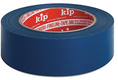KIP 380 Gewebe-Fineline-Tape, blau 30mm x 50m (48 Rollen) - 380-30
