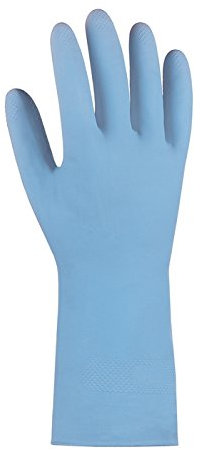 200 Paar - Haushaltshandschuhe, Naturlatex, blau - teXXor® - 2225 - Größe L