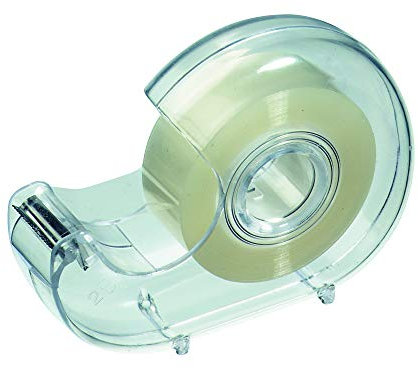 Pelikan NoName 10509354 Klebefilm mit Abroller, 33 m x 19 mm, transparent, 1 Stück mit Abroller