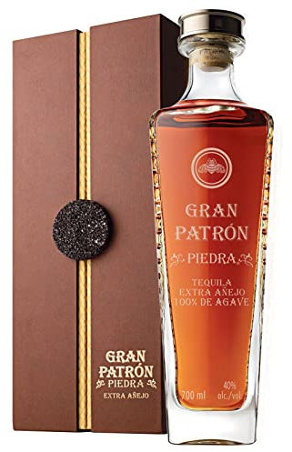Gran PATRÓN Piedra Ultra-Premium-Tequila, 40% Vol., 70 cl/700 ml, aus 100 % besten blauen Weber-Agaven, in Mexiko in kleinen Chargen handdestilliert