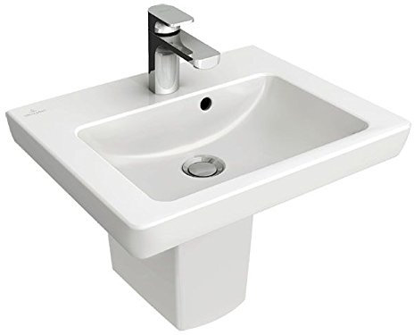 Villeroy & Boch Handwaschbecken Subway 731550 50x40cm Hahnloch durchgest mit Überlauf weiß alpin c+,