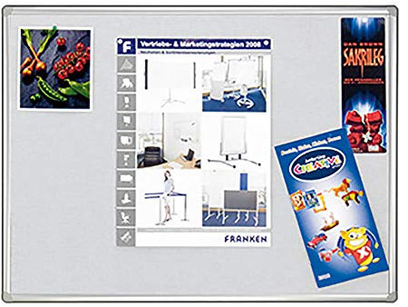 Franken PT830712 Filztafel Pro, 180 x 90 cm, grau