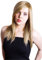 Prettyland Damen langhaar-Perücke Asch-blond hell-blond Glatt Sleek Straight Mittellange Haare Wig C191