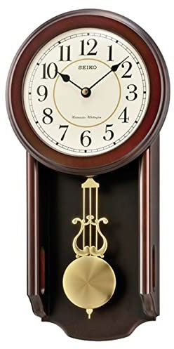 Seiko Wanduhr Pendel schwarz Holz Pendel QXH063B