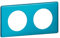 Legrand - Plaque Céliane - Métal Blue Snake - 2 postes