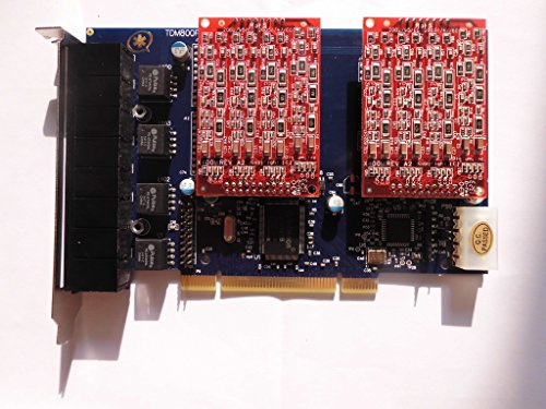 TDM800P mit 8FXO Asterisk PCI analoge Stimme Telefonie Karte – unterstützt Asterisk/Trixbox/Elastix/Freeswitch IP PBX