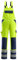 Mascot Herren Warnschutz Latzhose Barras MASCOT Safe Compete, Hi-vis-gelb Marine, 44 EU