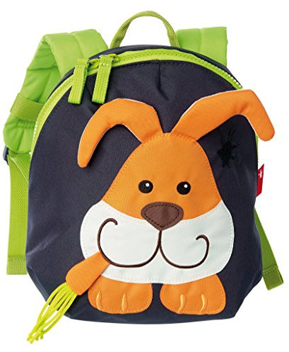 SIGIKID 24218 Mini Rucksack Hase Kinderrucksack für Krippe, Kita, Ausflüge empfohlen für Mädchen und Jungen ab 2 Jahren, Mehrfarbig 25 cm