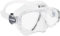 Cressi Action, Maschera Subacquea Unisex – Adulto, Trasparente/Trasparente, Taglia Unica