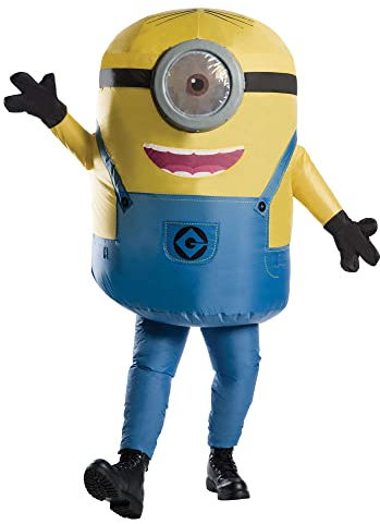 Rubie‘s Official Minions Stuart aufblasbares Kostüm für Erwachsene, Einheitsgröße Halloween