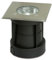 Trango IP65 Außen Bodeneinbaustrahler 3084S Bodeneinbauleuchte, Bodenlampe, Wegbeleuchtung aus Edelstahl/Eckig rostfrei bis zu 800kg belastbar m. GU10 Fassung ohne Leuchtmittel
