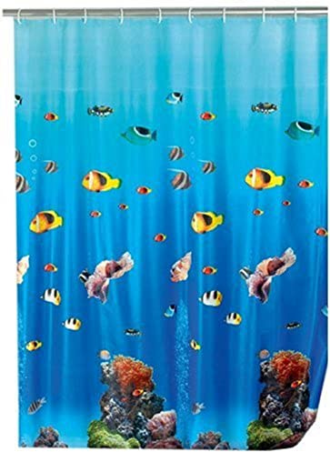 Wenko 19123100 Peva Rideau de Douche 240 x 180 Océan