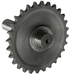 Wiltec Antriebswelle 22 mm 28T für LIFAN 6,5-13 PS Motor – Benzinmotor Ersatzteil für Ölbadkupplung – Einzylinder für Kleinmaschinen & Karts, 4-Takt Motor & OHV Ventilsteuerung