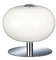 Trio Leuchten LED-Tischleuchte Big Apple in chrom, Glas weiß glänzend 529710106