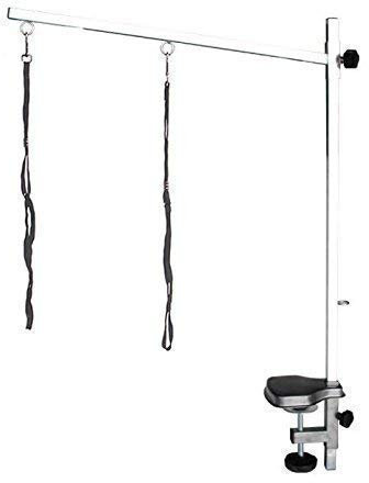 Pedigroom Stainless Steel Dog Grooming Arm with Noose and Clamp 50 x 80cm