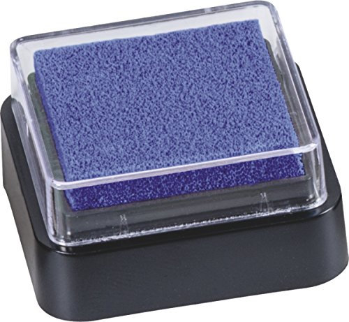 Baier & Schneider Stempelkissen Mini-Stempelkissen, getränkt, 3x3cm, dunkelblau