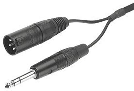 beyerdynamic K190.40-1.5 Verbindungskabel für DT 190 Serie Headsets, 3-poliger XLR-Stecker und 1/4 Zoll Stereo-Klinke, 1,5 m