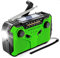 Solar Radio, AM/FM Tragbar Kurbelradio Dynamo Notfallradio mit 4000mAh Wiederaufladbare Batterie, Led Taschenlampe, SOS-Alarm für Camping, Ourdoor, Notfall (002)
