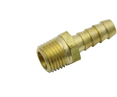 Generico-Nuova Ottone Raccordo BSP Accoppiatore 1/4 Male BSPP x 5/16(8mm) Hose Barb Combustibile Gas Acqua(confezione da 5)