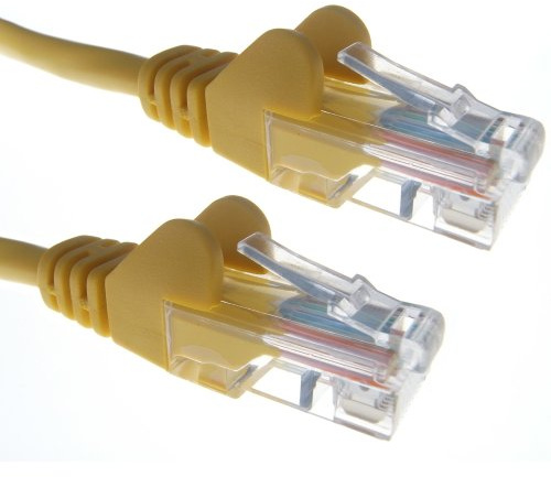 Computer Gear, 5 M CAT5E YELLOW 5 M CAT 5e U/UTP Patch Cable (UTP) Network Cable – RJ-45 Network Cable (5 m, 5 m, Cat5e, Rj45 U/UTP Patch Cable (UTP), Male/Male)