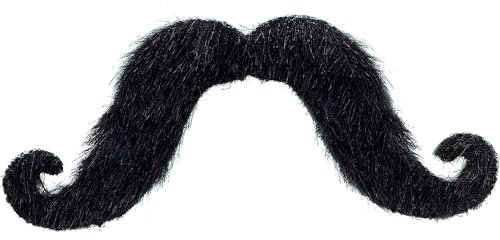 amscan 390122.10 Moustache Panamahut, schwarz
