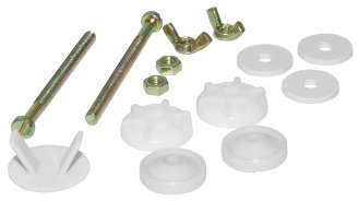 Ensemble - vis de fixation cuvette/réservoir de WC