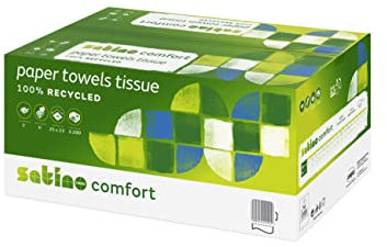 WEPA Comfort Falthandtuch 2lg C- Falz weiß 25 x 41cm 24 x 96 Tücher