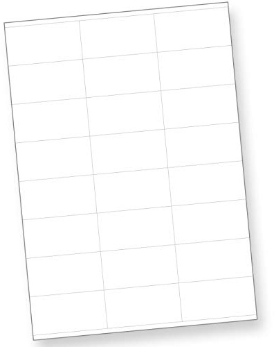 FIX Adressaufkleber Adresse 70 x 36 mm, 9.600 Stück auf 400 Blatt je 24 Etiketten, Blanko Aufkleber Adressen selbstklebend