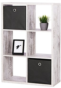 möbelando Regal Raumteiler Schrank Raumtrenner Holzregal Standregal Wandregal Mareen I (Fresko)