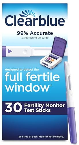 Clearblue Fertility Monitor Test Sticks, 30 Count