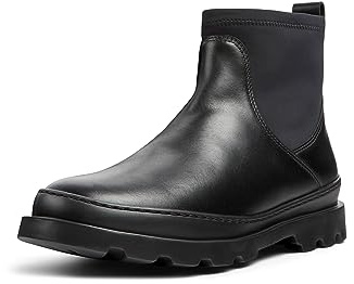 Camper Women's Brutus Chelsea boots, Brown Leather, 7 UK