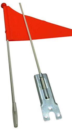 Land-Haus-Shop Kinderfahrradfahne 1,60 m, Kinder Sicherheits Fahrrad Fahne Flagge Wimpel,orange (LHS)