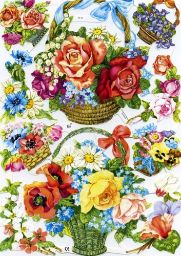 Glanzbild EF 7111 Blumen