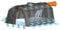 Garantia Sicker - Tunnel - Set 1800 ltr. schwarz