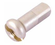 DT Swiss 1.8 x 14 mm brass nipples silver (box of 100)