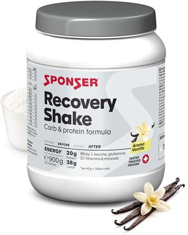 SPONSER Pro Recovery Shake 900g Dose Vanilla Sportgetränk Regeneration