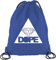 Shirtstreet24, DOPE TRIANGLE, Dreieck Diamant Diamond Turnbeutel Rucksack Sport Beutel, Größe: onesize,Royal Blau
