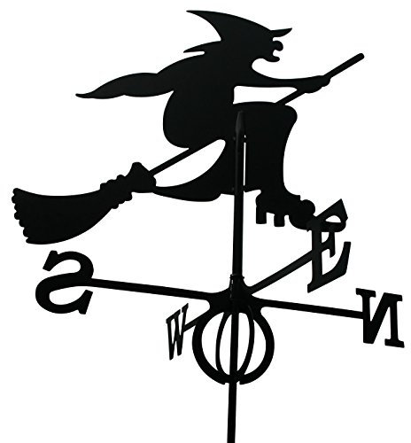 Outils et Nature Girouette sorcière en Fer forgé Grand modèle