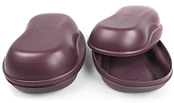 TUPPERWARE Mikrowelle 430ml Omlett-Meister lila (2) Eierspeisen für die Omelette