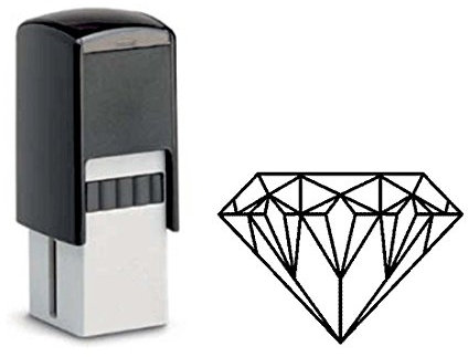Bonuskartenstempel DIAMANT - Stempel 10 x 10 mm